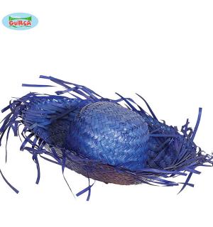 Chapeau hawai bleu foncé