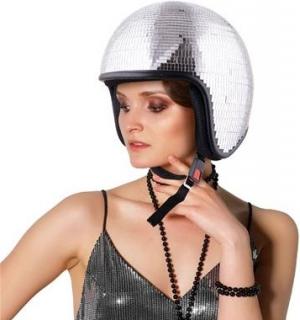 Casque disco boule à facettes