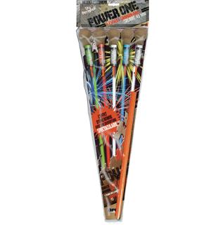Pack de 5 fusées Ardi Power One effet bombe mortier