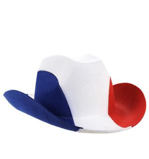 Chapeau de cowboy tricolore