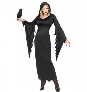 Robe à capuche noire taille XL