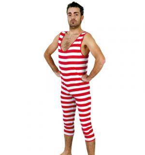 Maillot de bain baigneur rouge taille M