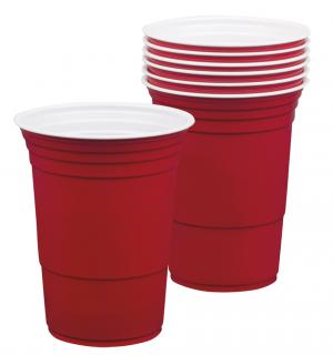 6 gobelets américains 40cl plastique