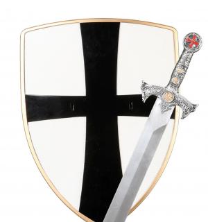 Bouclier et épée chevalier pour adulte