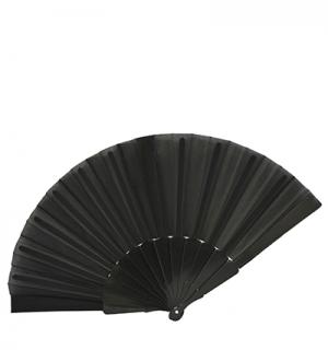 Eventail tissu noir