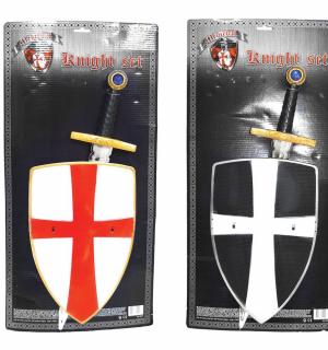 Set épée et bouclier chevalier croisé enfant