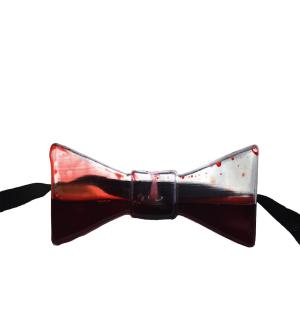 Noeud papillon avec faux sang liquide