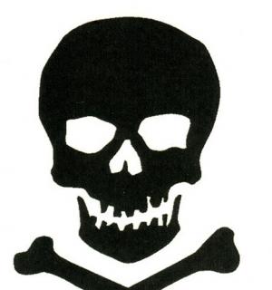Tatouage temporaire Drapeau de Pirate