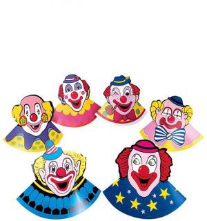Sachet 6 chapeaux de clown