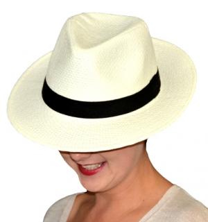 Panama paille de papier blanc