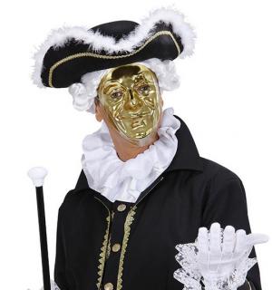 Col satin blanc