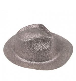 Borsalino paillettes couleur argent