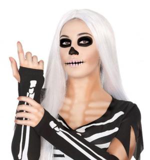 Gants mitaines squelette