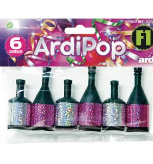 Mini bouteilles party popper à tirer