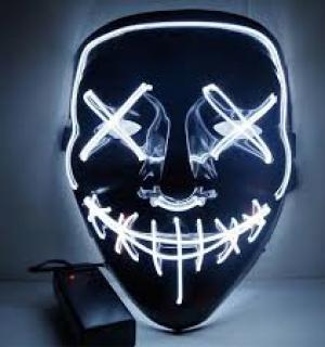 Masque lumineux la purge blanc