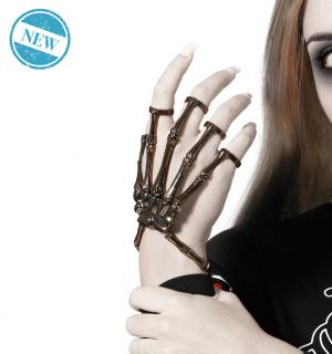 Gant de squelette métallique