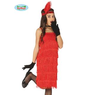 Charleston rouge 5/6 ans