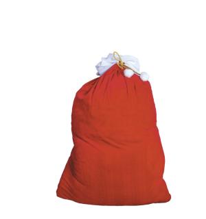 Sac de Père Noël velours rouge