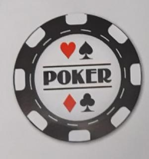 cutout poker 30cm à suspendre ou à poser