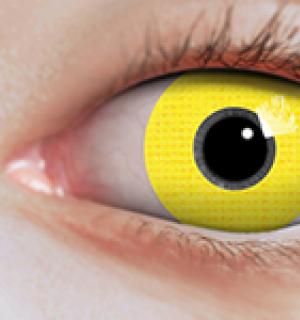 Paire de lentilles cosmétiques YELLOW 3 mois