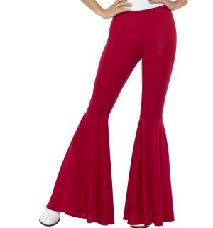 Pantalon rouge pattes d'eph femme taille M/L
