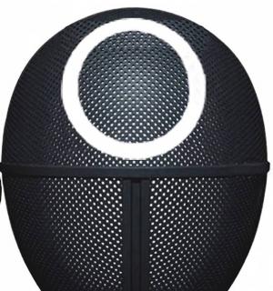 Masque PVC rigide Squid Game rond
