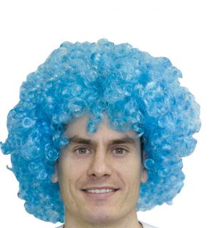 Perruque pop bleue