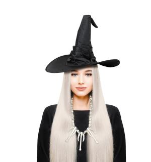 Chapeau noir de sorcière qualité luxe
