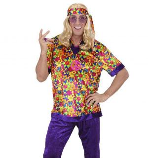 Hippie homme à fleurs taille XL