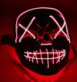 Masque lumineux la purge rouge