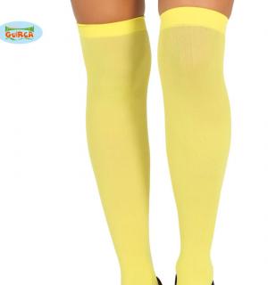 Chaussettes hautes jaune