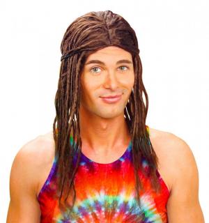 Perruque Dreadlocks brune mixte