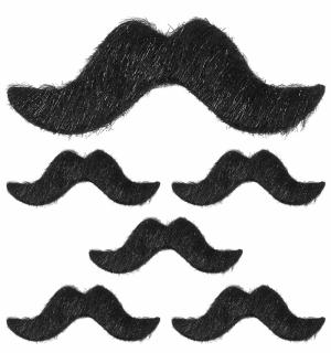 6 Moustaches sur planche