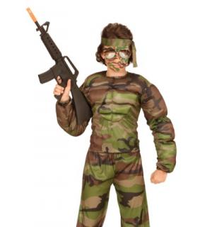 Militaire soldat musclé 11/13 ans