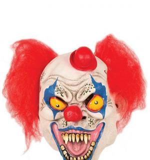 Masque clown a chapeau