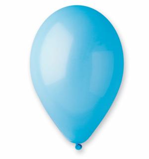 50 ballons latex 25 cm bleu ciel fabriqués en France