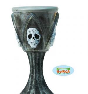 Calice tête de mort 19cm
