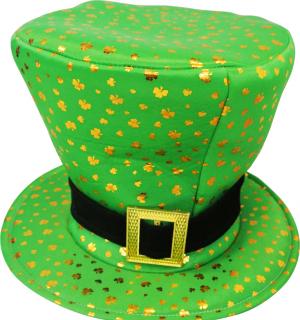 Haut de forme mousse St Patrick