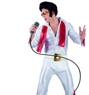 Elvis Roi du rock'n Roll taille M