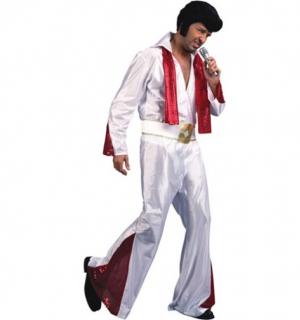 Elvis rouge et blanc taille M/L
