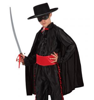 Cavalier noir Zorro 7/9 ans