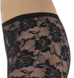 Short cycliste en dentelle