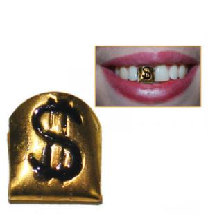 Fausse dent en or