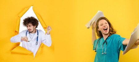 Médecin et infirmière
