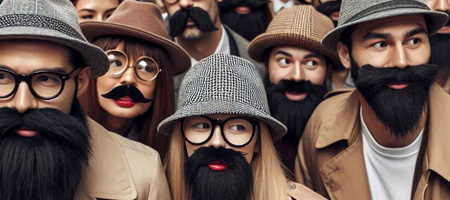 Barbes et moustaches